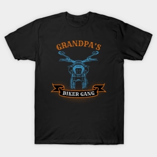 Grandpa's Biker Gang Father's Day T-Shirt